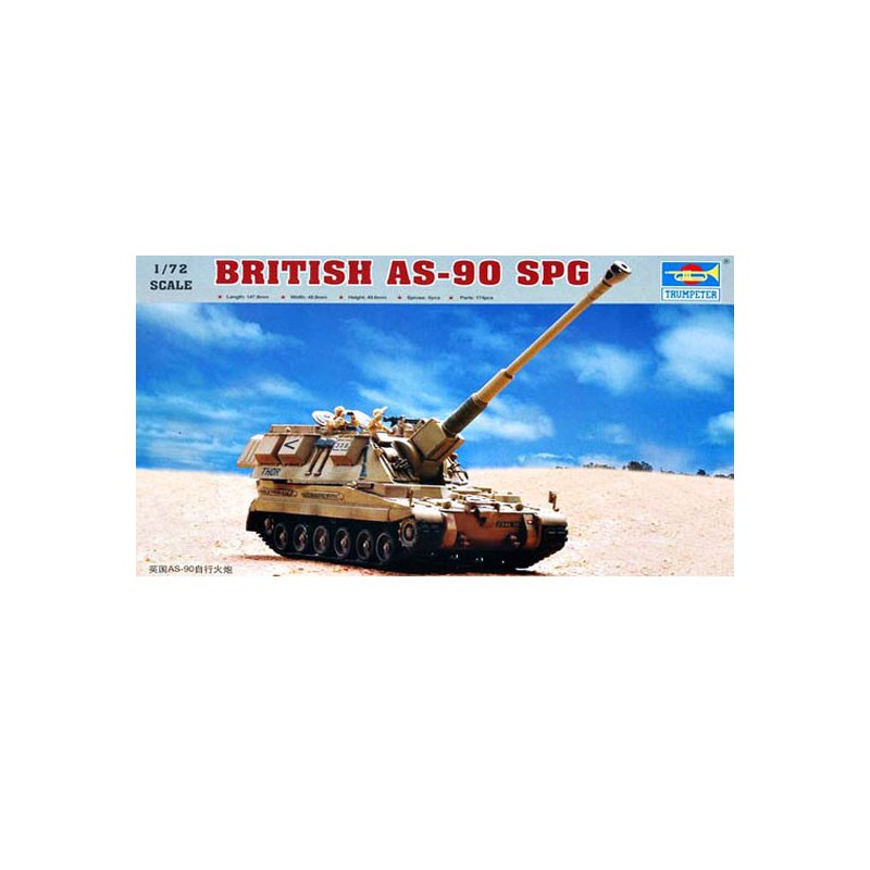 British AS-90 SPG-Kunststofftankmodell | Scientific-MHD