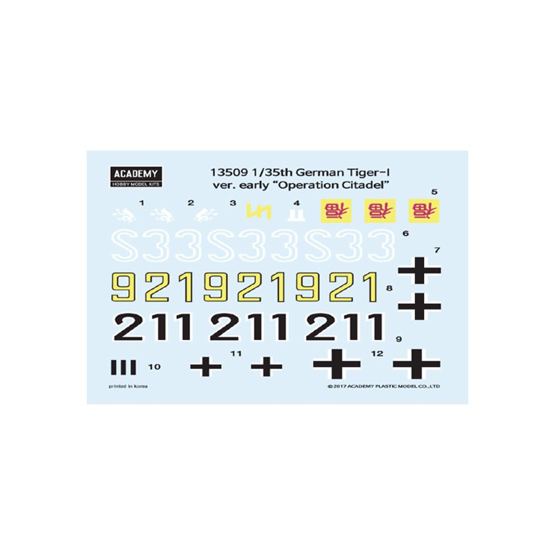 Tiger I betrieben Plastiktankmodell. Zitadelle 1/35 | Scientific-MHD