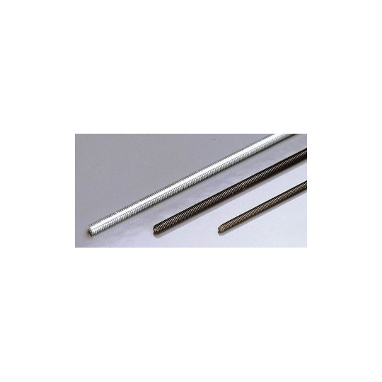 Stahlmaterialgewinde Stahl M3 x 20 cm | Scientific-MHD