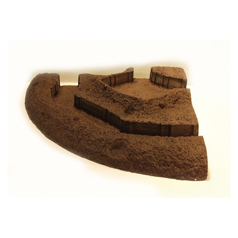 Diorama -Modell montiert und in der Kurve gemalt | Scientific-MHD