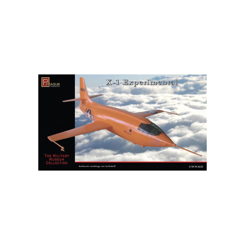 Bell X1 Überschallrakete 1/18 Plastikflugzeugmodell | Scientific-MHD