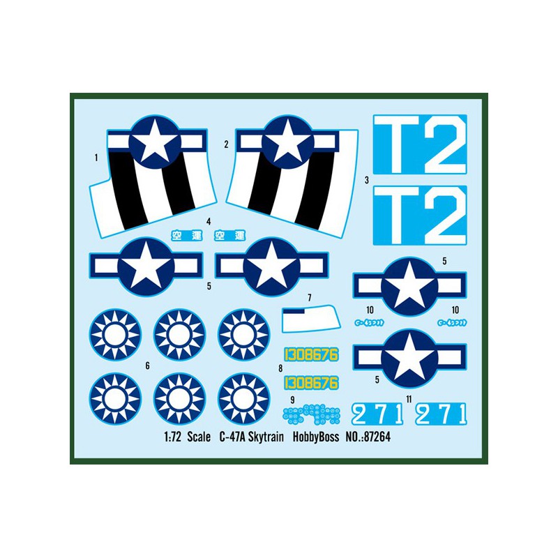 Kunststoffebene Modell C-47d SkyTrain 1/72 | Scientific-MHD