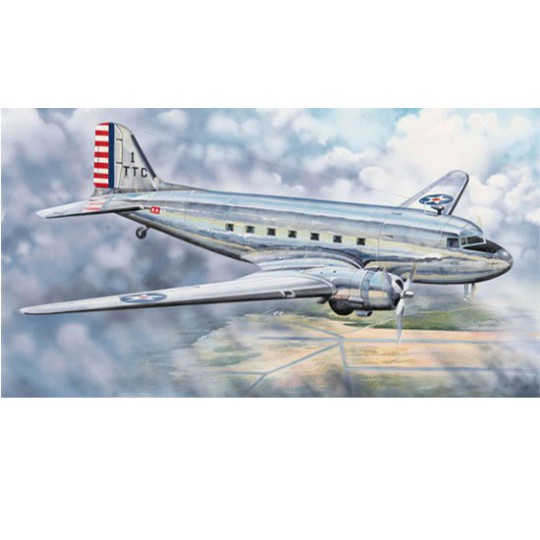 Kunststoffebene Modell C-48C SkyTrain Kunststoffebene Modell C-48C SkyTrain | Scientific-MHD