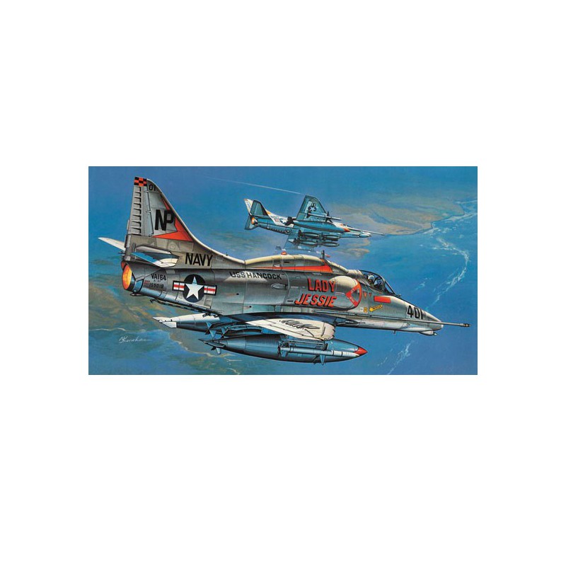 A-4E/F Skyhawk 1/32 Kunststoffebene Modell | Scientific-MHD