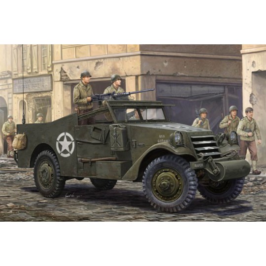 Kunststofftankmodell US M3A1 White Scout Car 1/35 | Scientific-MHD