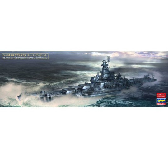 Plastikboot -Schlachtschiff USS South Dakota 1:700 Plastikboot Modell US -Schlachtschiff USS South Dakota | Scientific-MHD