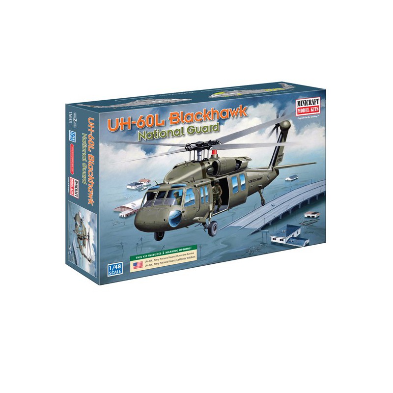 UH-60L Blackhawk 1/48 Plastikhubschraubermodell | Scientific-MHD