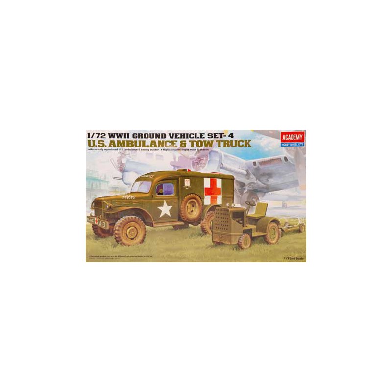 US Dodge & Tractor 1/72 Plastik -LKW -Modell | Scientific-MHD