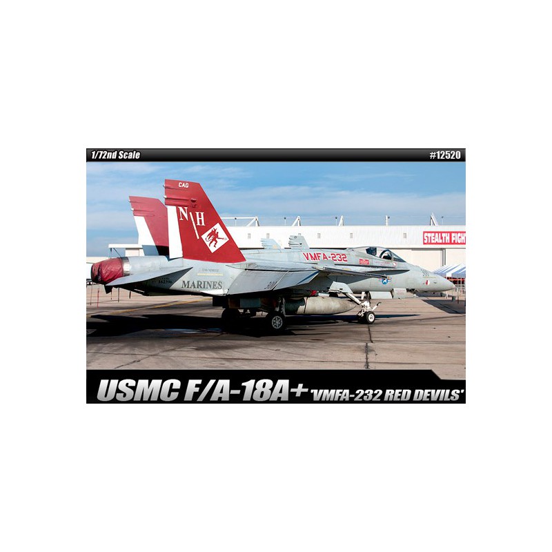 USMC F/A 18A Kunststoffebene Modell+ VMFA-232 Red Devils 1/72 | Scientific-MHD