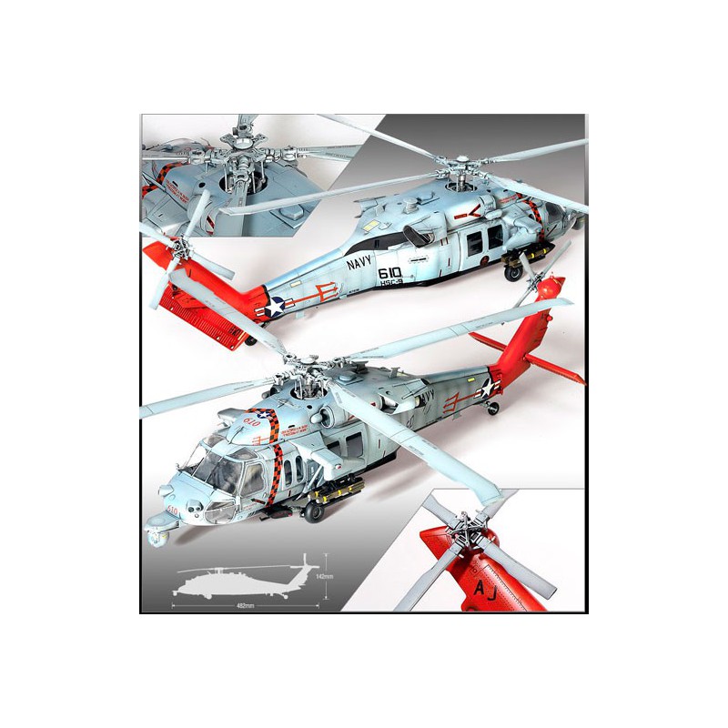 USN MH-60S1/35 Plastikhubschrauber-Kunststoffmodell | Scientific-MHD