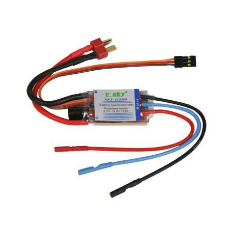Funk -kontrollierter Elektromotor bürstenloser 25A -Variator | Scientific-MHD