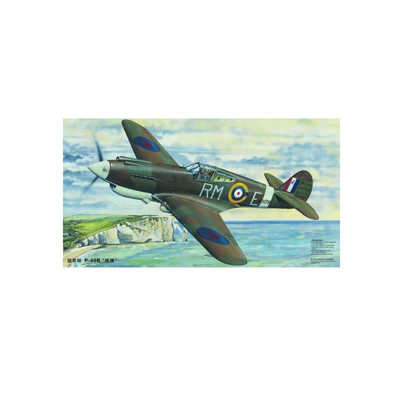 P-40B Warhawk Plastikflugzeugmodell | Scientific-MHD