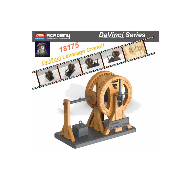 Pädagogisches Kunststoffmodell da Vinci Hebelkran Hebelkran | Scientific-MHD