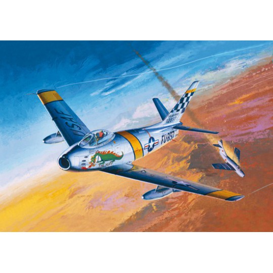 Kunststoffflugzeugmodell F-86f Säbel Koreakriechwarn 1/72 Kunststoffflugzeugmodell F-86f Säbel Koreakriechwarn 1/72 | Scientific-MHD