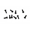 Schwarze Nylonschrauben M3x10 (10 Stcs) | Scientific-MHD