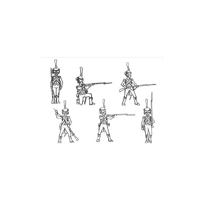 Französische Voltigneure 1/32 Figurin | Scientific-MHD