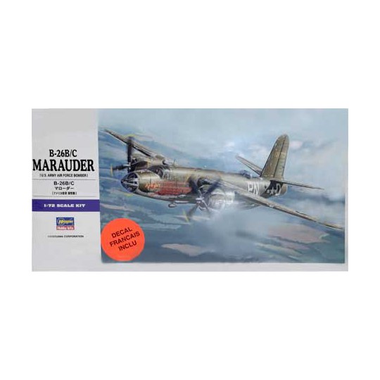 Kunststoffebene Modell B-26B/C Marauder (E26) 1/72 | Scientific-MHD
