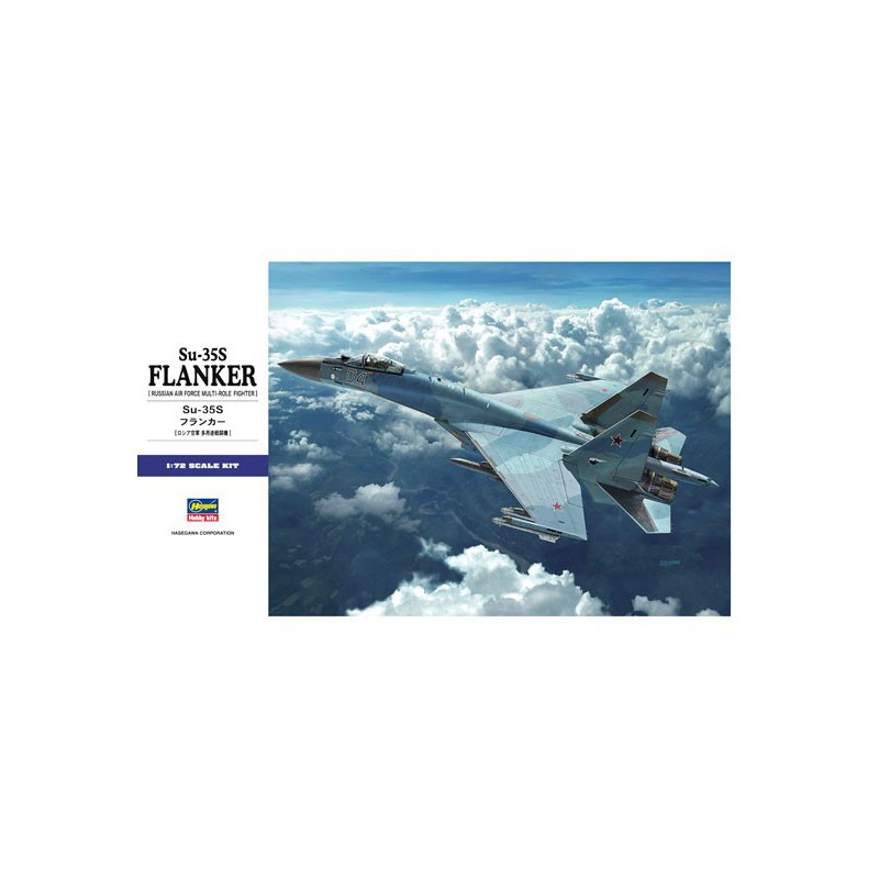 SU-35S Flanker 1/72 Plastikebene Modell | Scientific-MHD