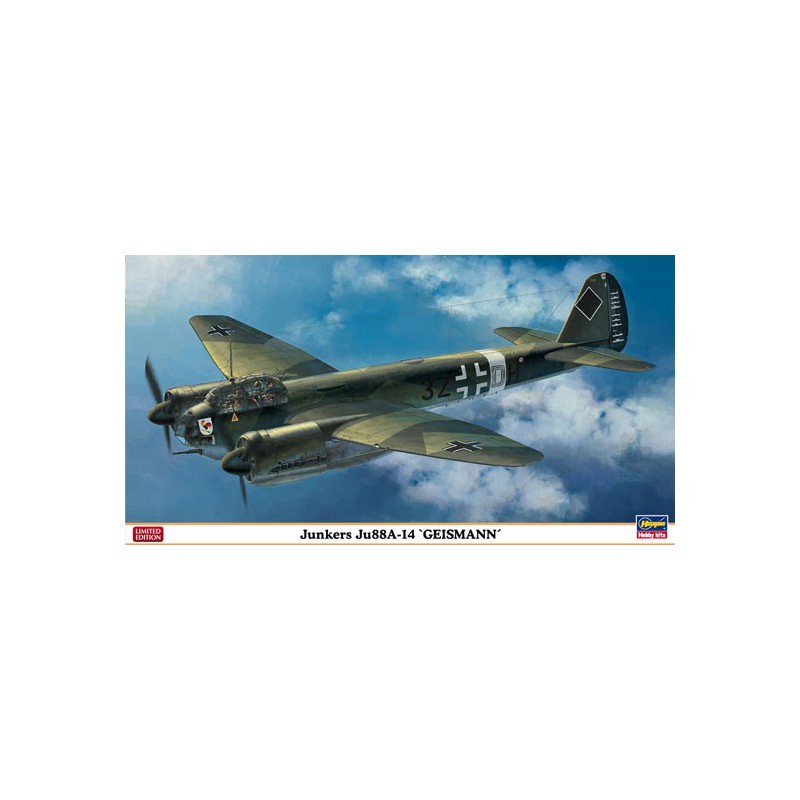 Kunststoffflugzeugmodell Ju88a-14 Geismann 1/72 | Scientific-MHD