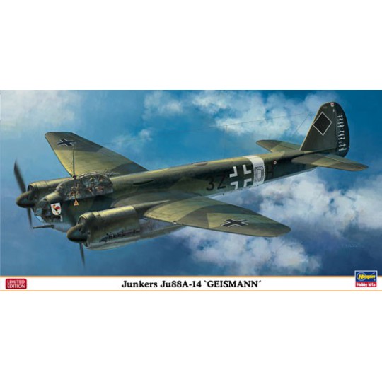 Kunststoffflugzeugmodell Ju88a-14 Geismann 1/72 Kunststoffflugzeugmodell Ju88a-14 Geismann 1/72 | Scientific-MHD