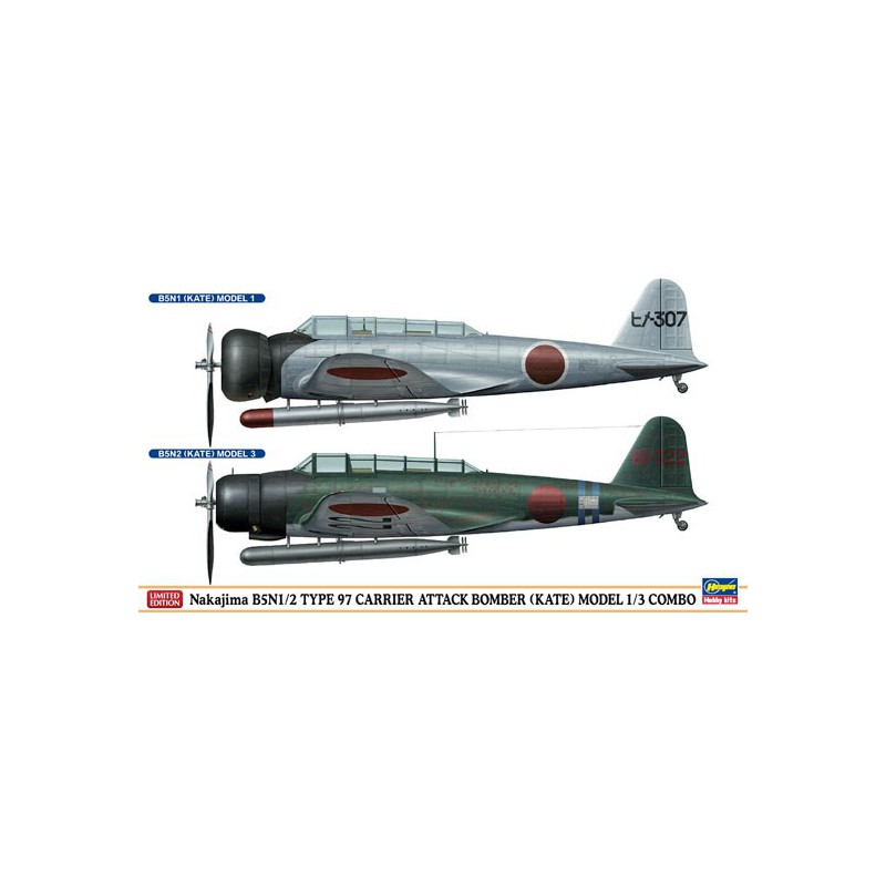 Kunststoffebene Modell Combo B5N1/2 Kate 1/72 | Scientific-MHD