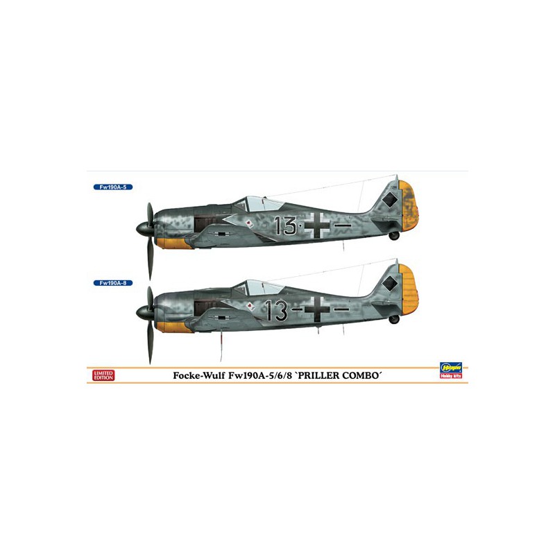 Kunststoffflugzeugmodell Combo FW190A-5/6/8 Priller1/72 | Scientific-MHD