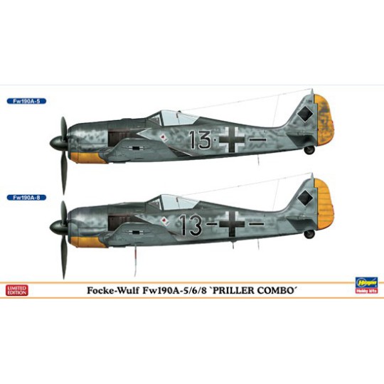 Kunststoffflugzeugmodell Combo FW190A-5/6/8 Priller1/72 Kunststoffflugzeugmodell Combo FW190A-5/6/8 Priller1/72 | Scientific-MHD