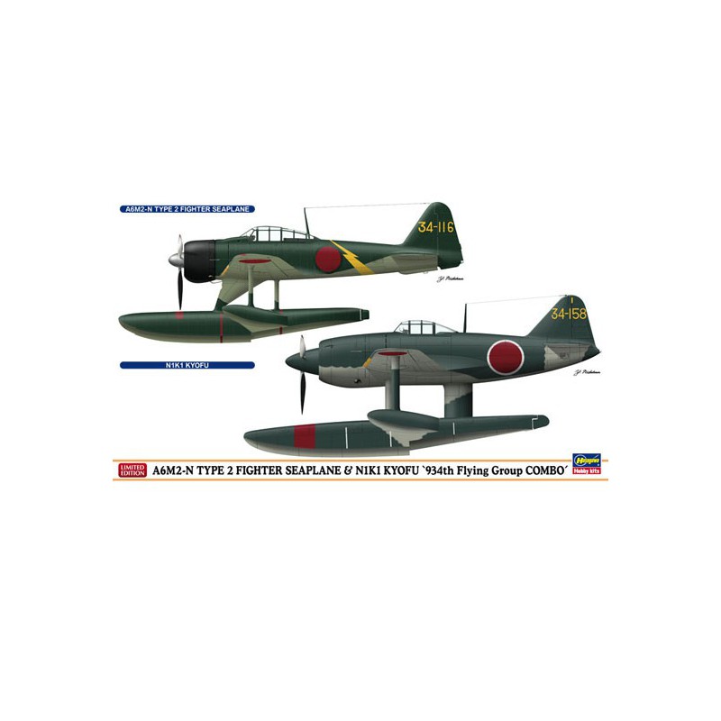 Kunststoffmodell Combo A6M2 & N1K1 1/72 | Scientific-MHD