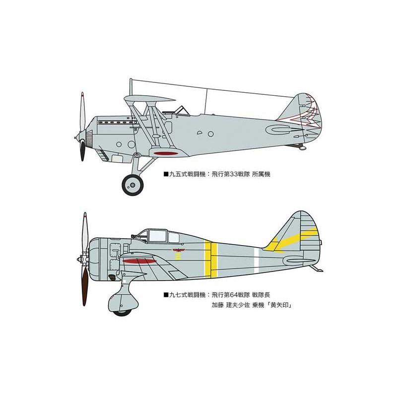 Plastikflugzeugmodell Combo Perry & Nate 1/72 | Scientific-MHD