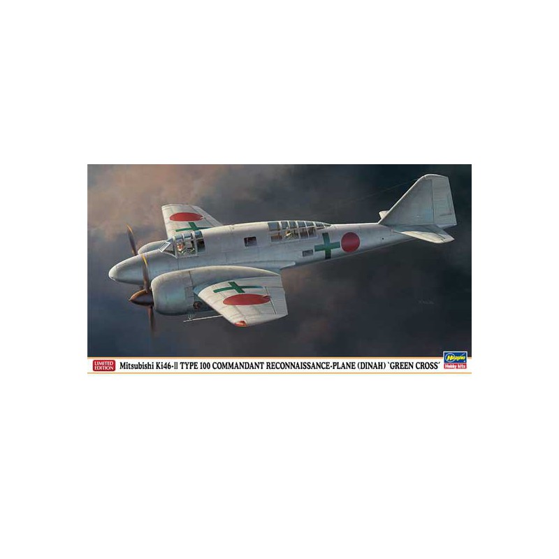 Kunststoffflugzeugmodell Ki46 Dinah Green Cross 1/72 | Scientific-MHD