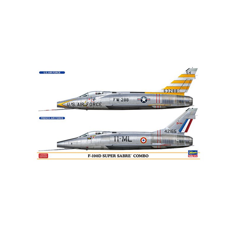 F-100d Plastikflugzeug Modell Super Sabre Combo 1/72 | Scientific-MHD