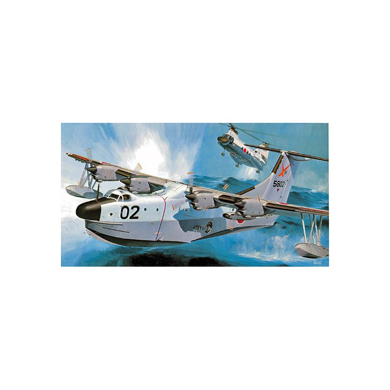 Shinmeiwa PS-1-Wasserflugzeug 1/72 Plastikebene Modell | Scientific-MHD