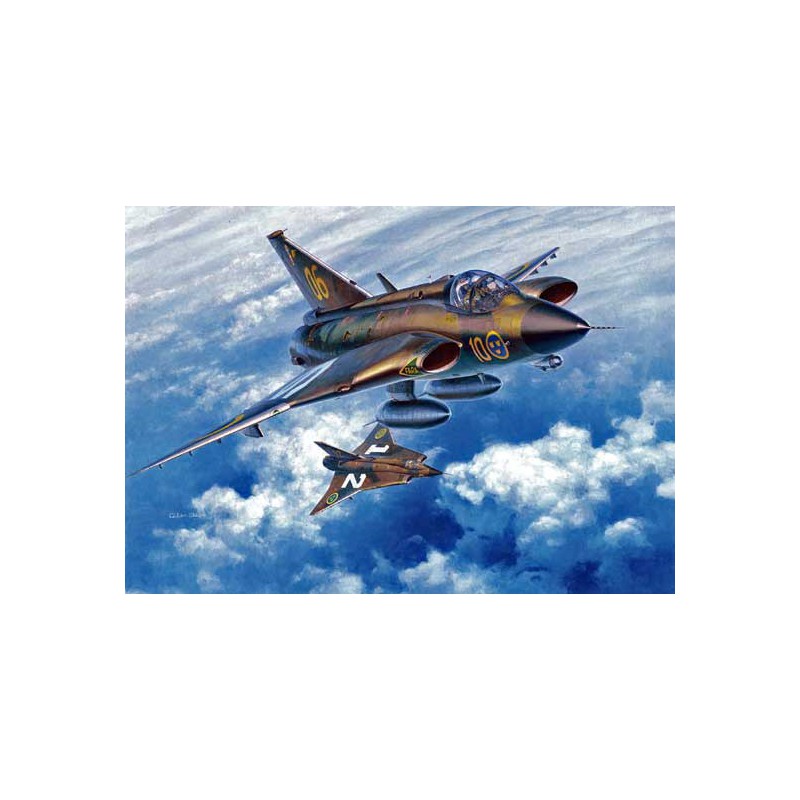 PT41 J35F/J Draken 1/48 Kunststoffebene Modell | Scientific-MHD