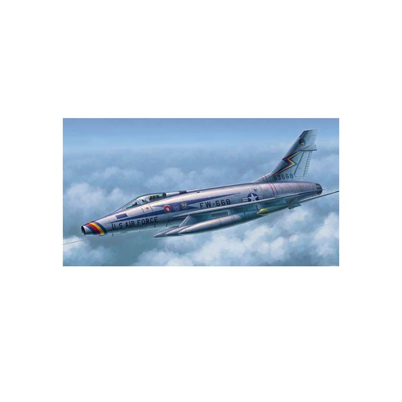 F-100D Super Sabre Plastikflugzeugmodell | Scientific-MHD