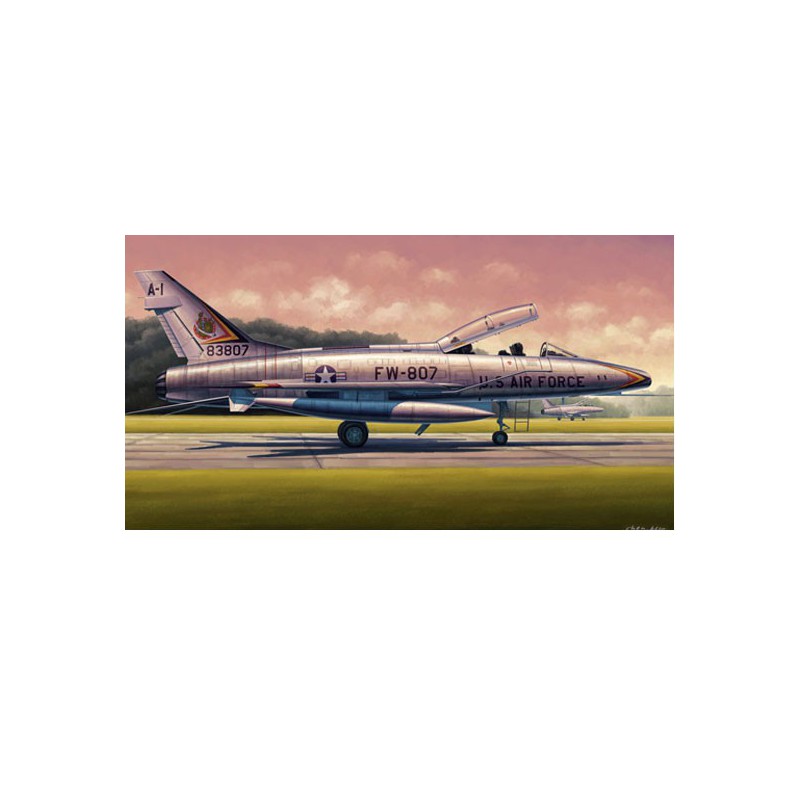 F-100f Kunststoffflugzeugmodell Super Sabre | Scientific-MHD