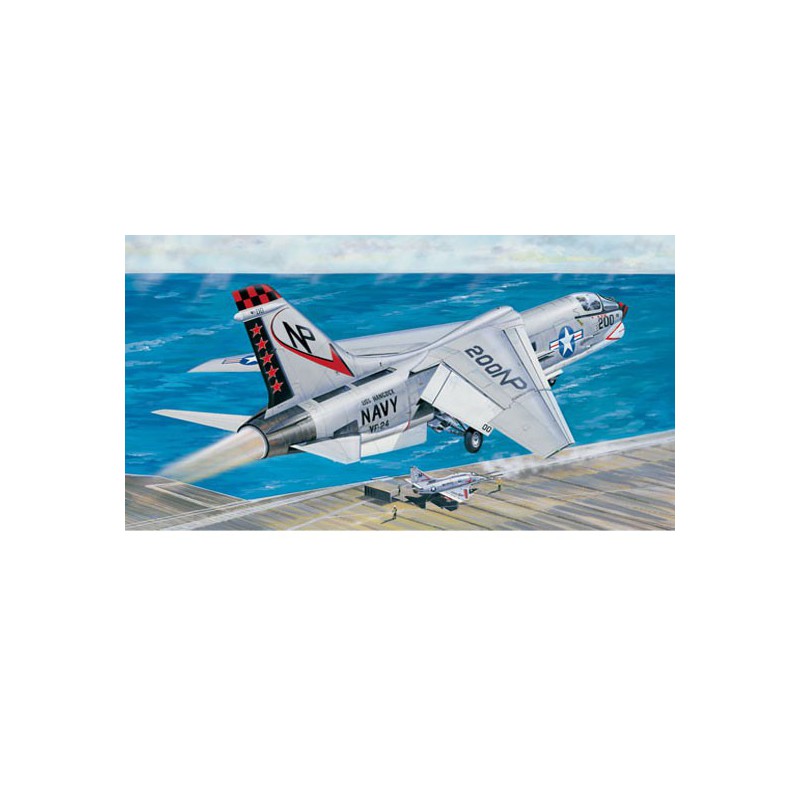 F-8J Crusader Plastic Plastic Ebene Modell | Scientific-MHD