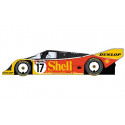 Schalenporsche 962C 1/24 Plastikautoabdeckung | Scientific-MHD