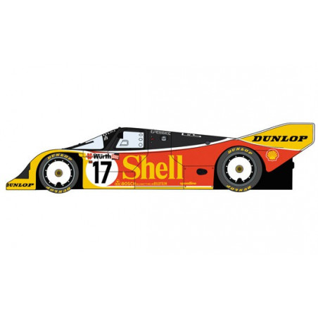Schalenporsche 962C 1/24 Plastikautoabdeckung | Scientific-MHD