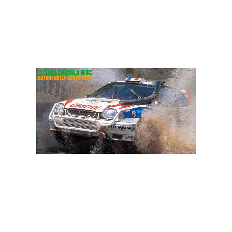 Toyota Corolla WRC Safari Rally Kenia Plastik Cait 1998 1/24 | Scientific-MHD