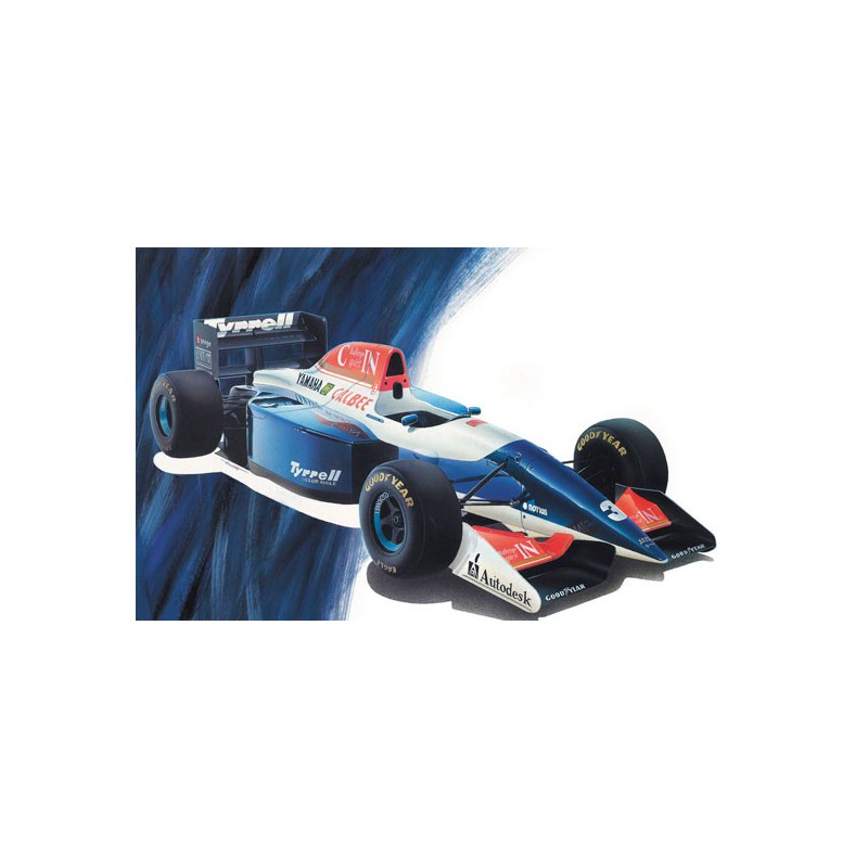 Tyrrell 021 1/24 Plastikautoabdeckung | Scientific-MHD
