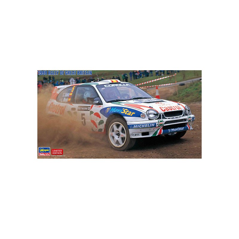 Toyota Corolla WRC 1998 1/24 Plastikautoabdeckung | Scientific-MHD