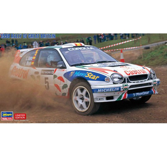 Toyota Corolla WRC 1998 1/24 Plastikautoabdeckung Toyota Corolla WRC 1998 1/24 Plastikautoabdeckung | Scientific-MHD