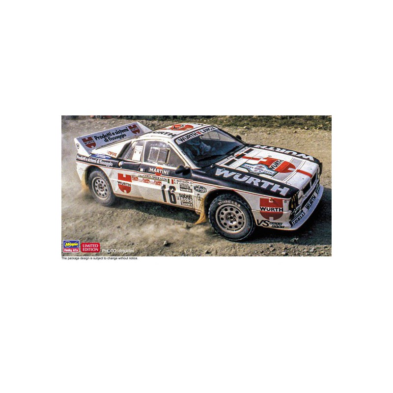 Lancia 037 Rally Plastikautoabdeckung | Scientific-MHD