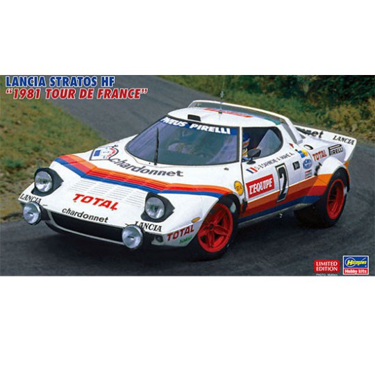 Lancia Stratos 1981 TDF 1/24 Plastikautoabdeckung Lancia Stratos 1981 TDF 1/24 Plastikautoabdeckung | Scientific-MHD