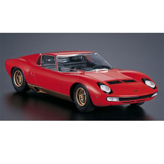 Lamborghini Miura P400 SV 1/24 Plastikautoabdeckung Lamborghini Miura P400 SV 1/24 Plastikautoabdeckung | Scientific-MHD