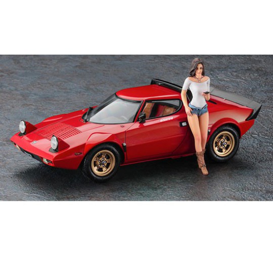Lancia Stratos HF Stradale Plastikteppich + 1/24 Figur Lancia Stratos HF Stradale Plastikteppich + 1/24 Figur | Scientific-MHD