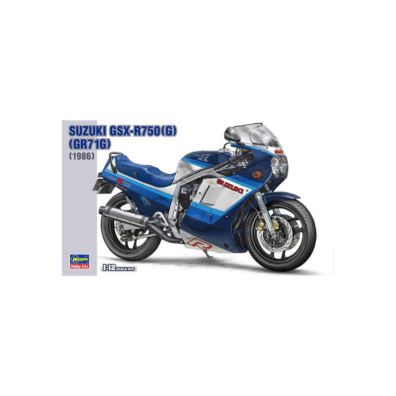 Suzuki GSX-R750 Kunststoffmotorradmodell (G) 1/12 | Scientific-MHD