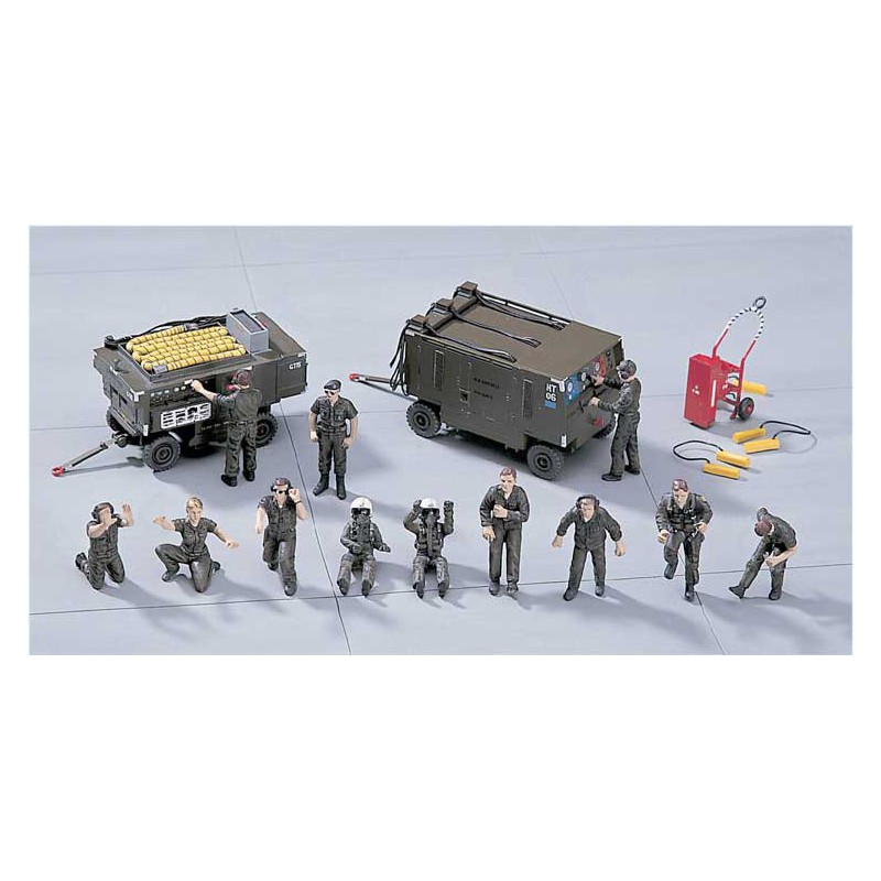 Kunststoffebene Modell X48-4 1/48 Wartungsgeräte | Scientific-MHD