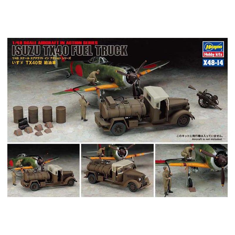 Kunststoff -LKW -Modell Isuzu TX40 Kraftstoffwagen 1/48 | Scientific-MHD