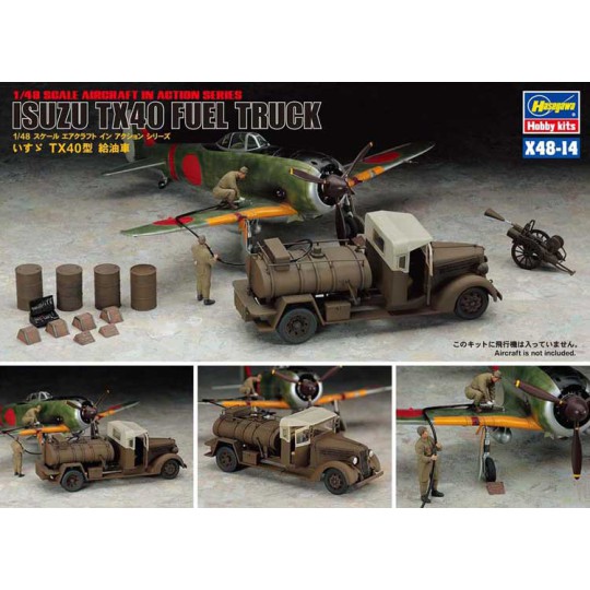 Kunststoff -LKW -Modell Isuzu TX40 Kraftstoffwagen 1/48 Kunststoff -LKW -Modell Isuzu TX40 Kraftstoffwagen 1/48 | Scientific-MHD